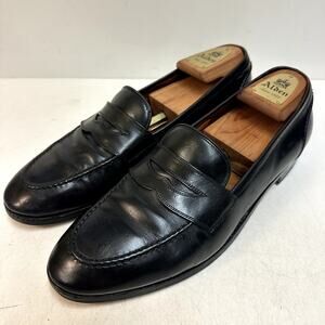 RESOLED Polo Ralph Lauren Purple Label Penny Loafer Bench Made in Italy 10 D